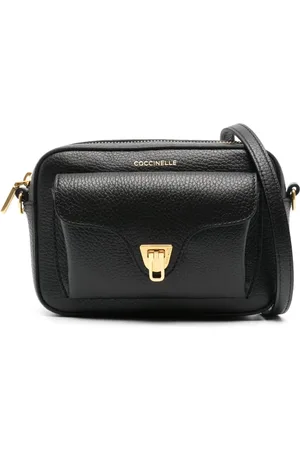 Coccinelle Mini Beat leather crossbody bag