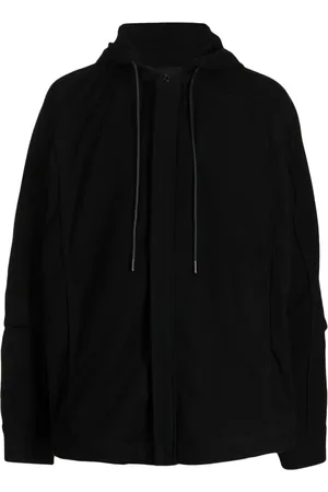 JUUN.J Drawstring-hood cotton-blend shirt