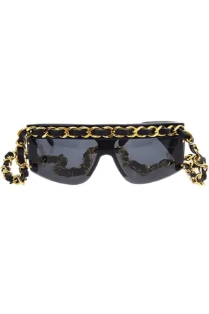 CHANEL 1990-2000s Chain sunglasses