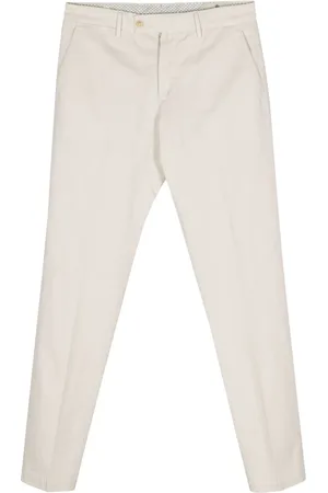 LUIGI BORRELLI NAPOLI Slim-fit chino trousers