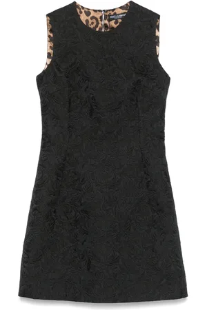 Dolce & Gabbana Floral-jacquard mini dress