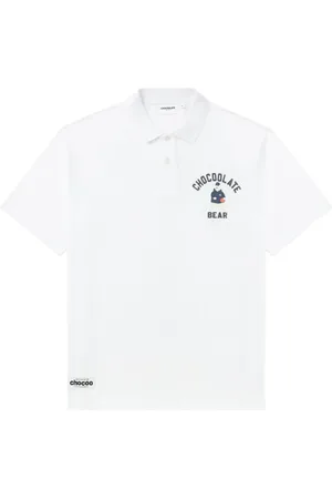 Chocoolate Logo-print cotton polo shirt
