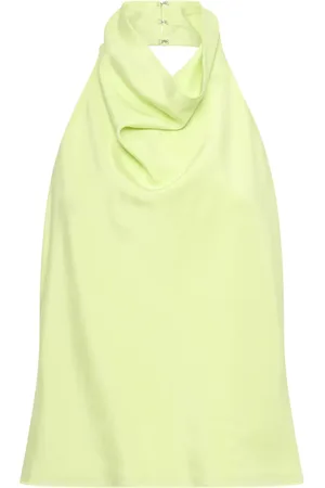 DION LEE Cowl-neck sleeveless top