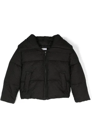 MONNALISA Padded long-sleeve hooded jacket