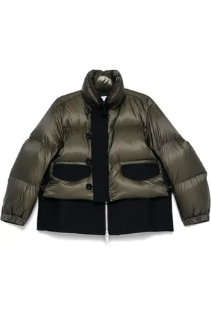 SACAI Layered puffer jacket