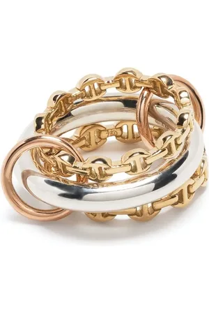 SPINELLI KILCOLLIN X Hoorsenbuhs 18kt yellow Microdame SK Mix stack ring