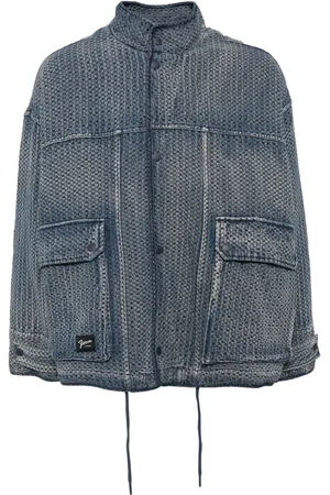 FIVE CM Panelled denim jacket