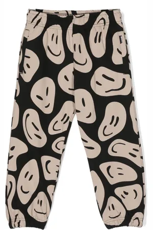 Molo Adan smiley-face print track pants