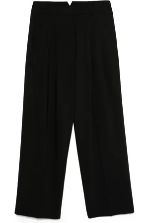 FORTE FORTE Inverted-pleat trousers