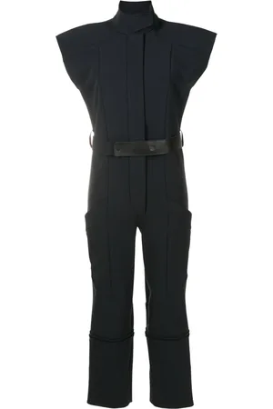 Gloria Coelho High-neck sleeveless jumpsuit