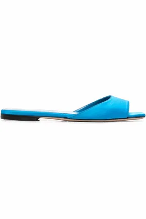 The Attico Satin flat slides