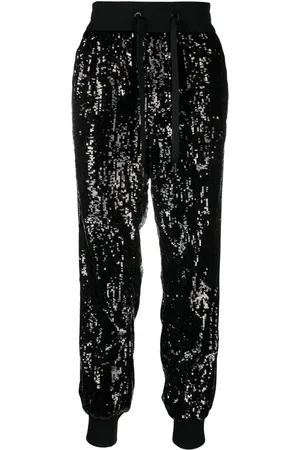 Dolce & Gabbana Sequin-embellished side-panel trousers