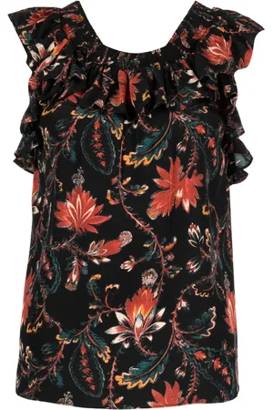 ULLA JOHNSON Tulip floral-print blouse