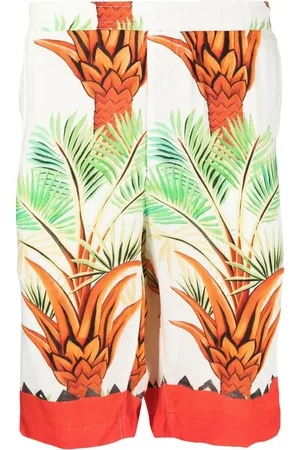 Endless Joy Date Palm motif-print Bermuda shorts