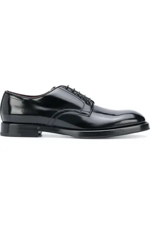 Dolce & Gabbana Brushed leather derby shoes
