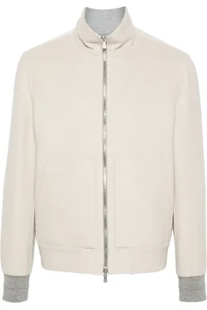 Brunello Cucinelli Reversible cashmere bomber jacket