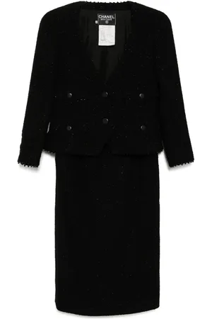 CHANEL 1993 Setup Suit Jacket Sleeveless Camisole Dress