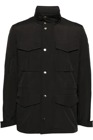 Gucci High-neck snap fastening jacket