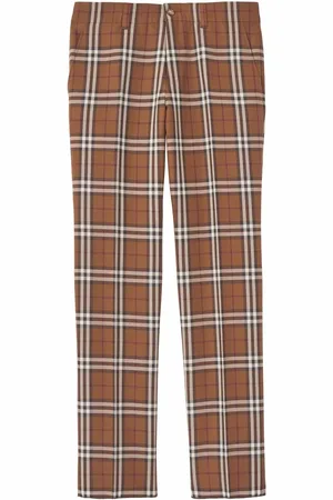 Burberry Check-print tailored trousers