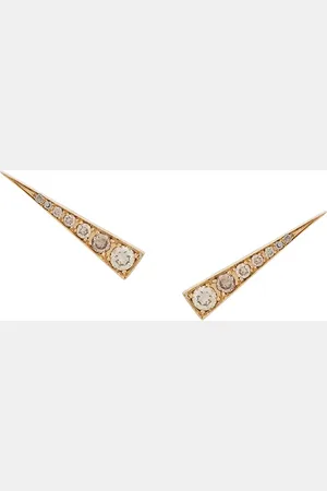 Daou 18kt yellow Spark diamond earrings