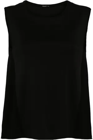 TRANSIT Round-neck sleeveless top