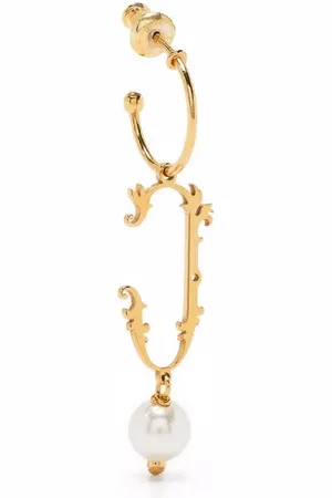 Simone Rocha J initial-pendant single earring