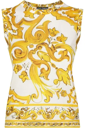 Dolce & Gabbana Majolica sleeveless t-shirt