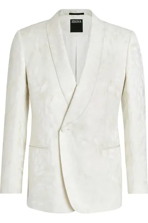 Ermenegildo Zegna Jacquard silk-wool evening jacket