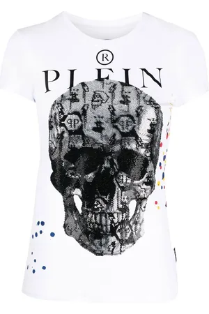 Philipp Plein Skull-print cotton T-shirt