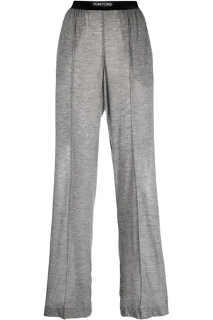 Tom Ford Logo-waistband cashmere track pants