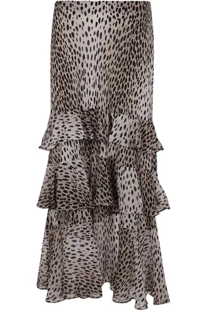 RIXO London Leopard-print skirt