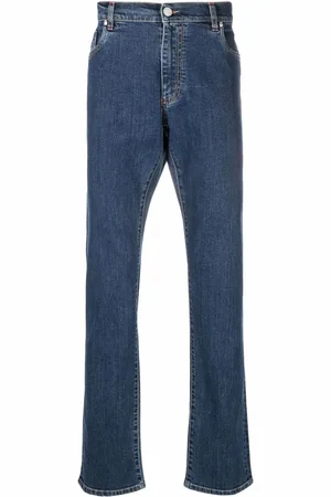 BILLIONAIRE Logo-embroidered jeans