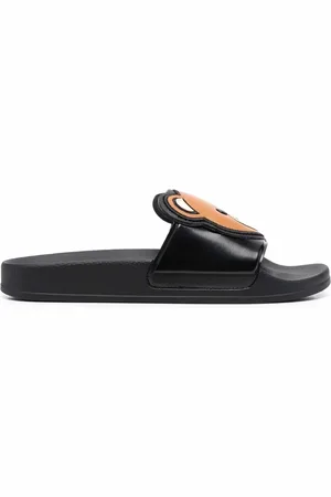 Moschino Teddy Bear motif slides