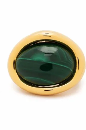 CHARLOTTE CHESNAIS Neo Turtle malachite earcuff