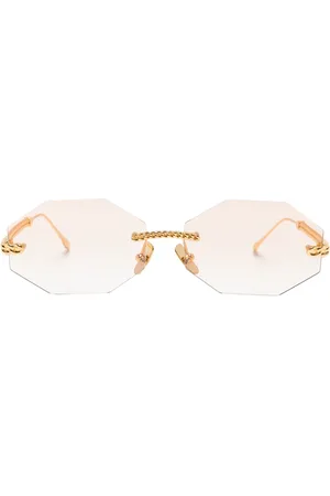 ANNA KARIN KARLSSON Chain Nest engraved sunglasses