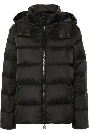 Twin-Set Logo-patch padded jacket