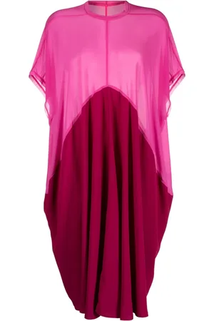 Rick Owens Tommykite two-tone T-shirt dress
