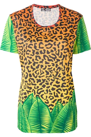 KANSAI YAMAMOTO 1980s leopard-print T-shirt