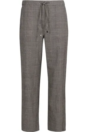 Max Mara Prince of Wales check trousers