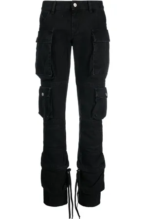 The Attico Mid-rise straight-leg jeans