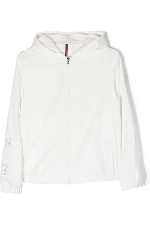 Moncler Logo-print zip-up raincoat