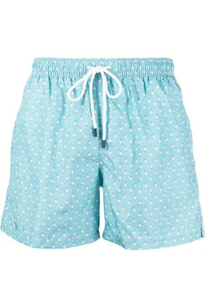 FEDELI Penguin-print swim shorts