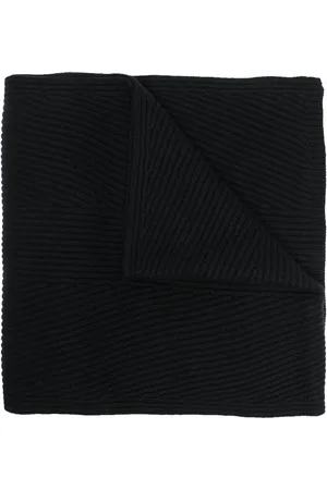 Joseph Ribbed-knit cotton-wool blend scarf