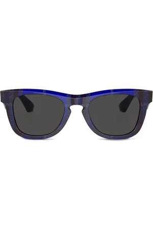 Burberry Checkered square-frame sunglasses