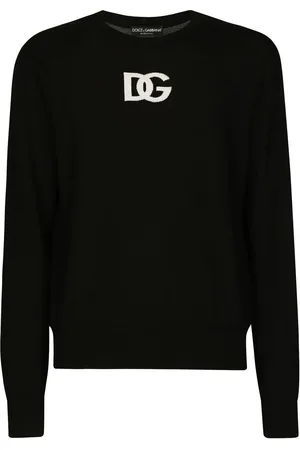 Dolce & Gabbana DG-logo intarsia wool jumper
