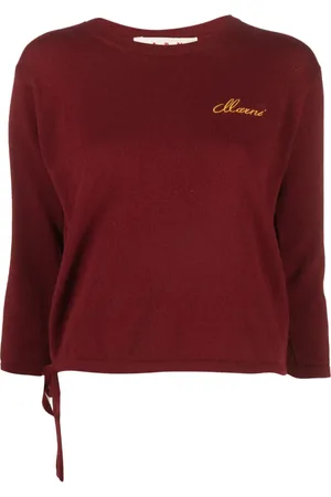 Marni Logo-embroidered cashmere jumper