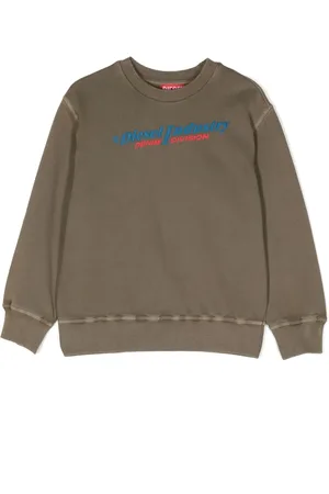 Diesel Logo-appliqué cotton sweatshirt