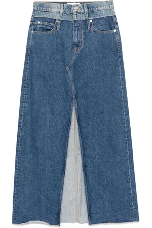 SLVRLAKE Denim maxi skirt