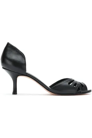Sarah Chofakian Valencia peep toe pumps
