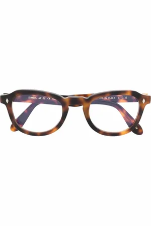 L.G.R Tortoiseshell-frame glasses